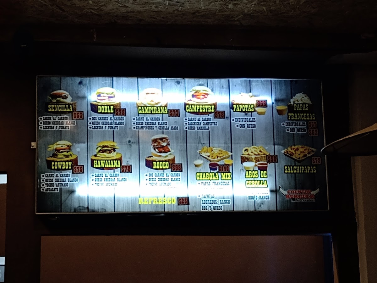 Country Burguer Menu - Image 1
